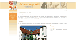 Desktop Screenshot of hebammenpraxis-groebenzell.de